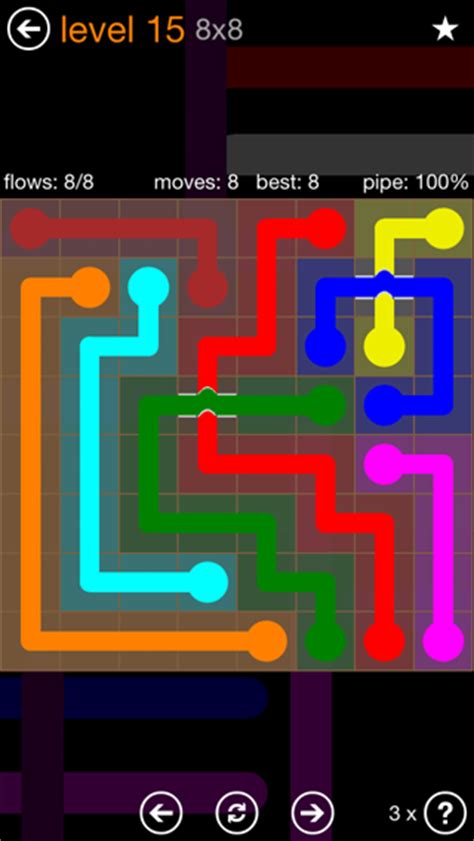 flow level 15 8x8|Flow Free Solutions .